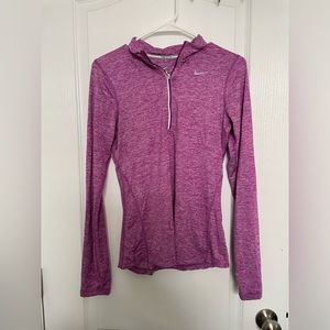 Nike Dri Fit Purple Quarter Zip
